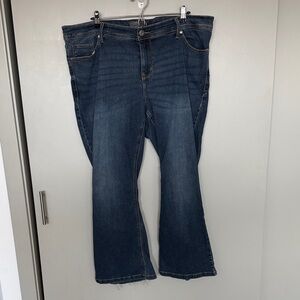 Torrid Luxe Slim Bootcut Jeans - Dark Blue